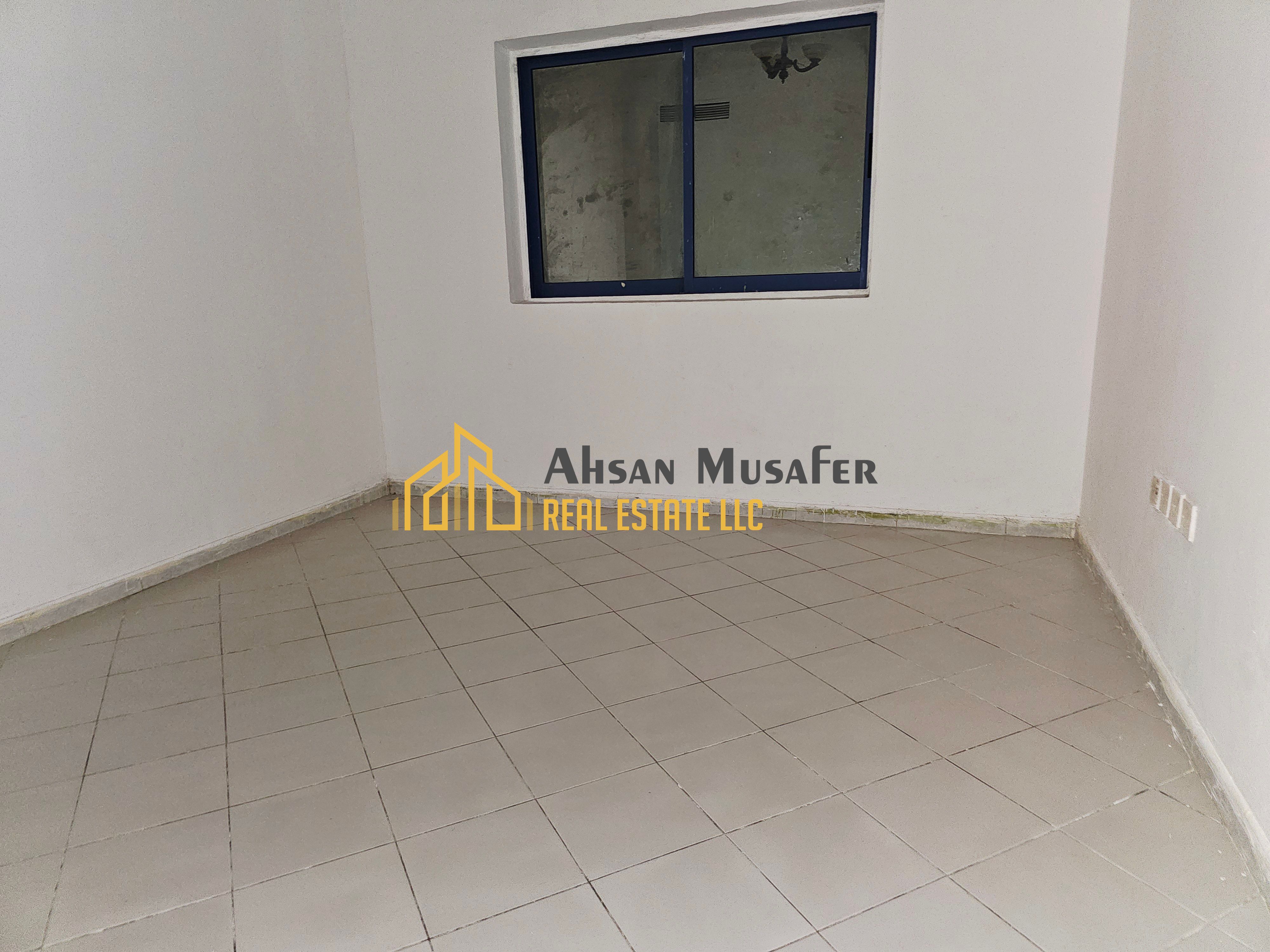1BHK 36K ONE MONTH FREE// NEAR DUBAI BORDER // 6 CHEQS NAHDA SHARJAH