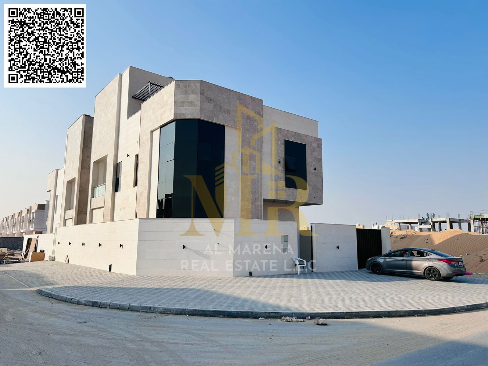 Own your dream villa in Al Helio 2, VIP finishing, directly from the owner, with no down payment, full bank financing, no annual fees, and no service