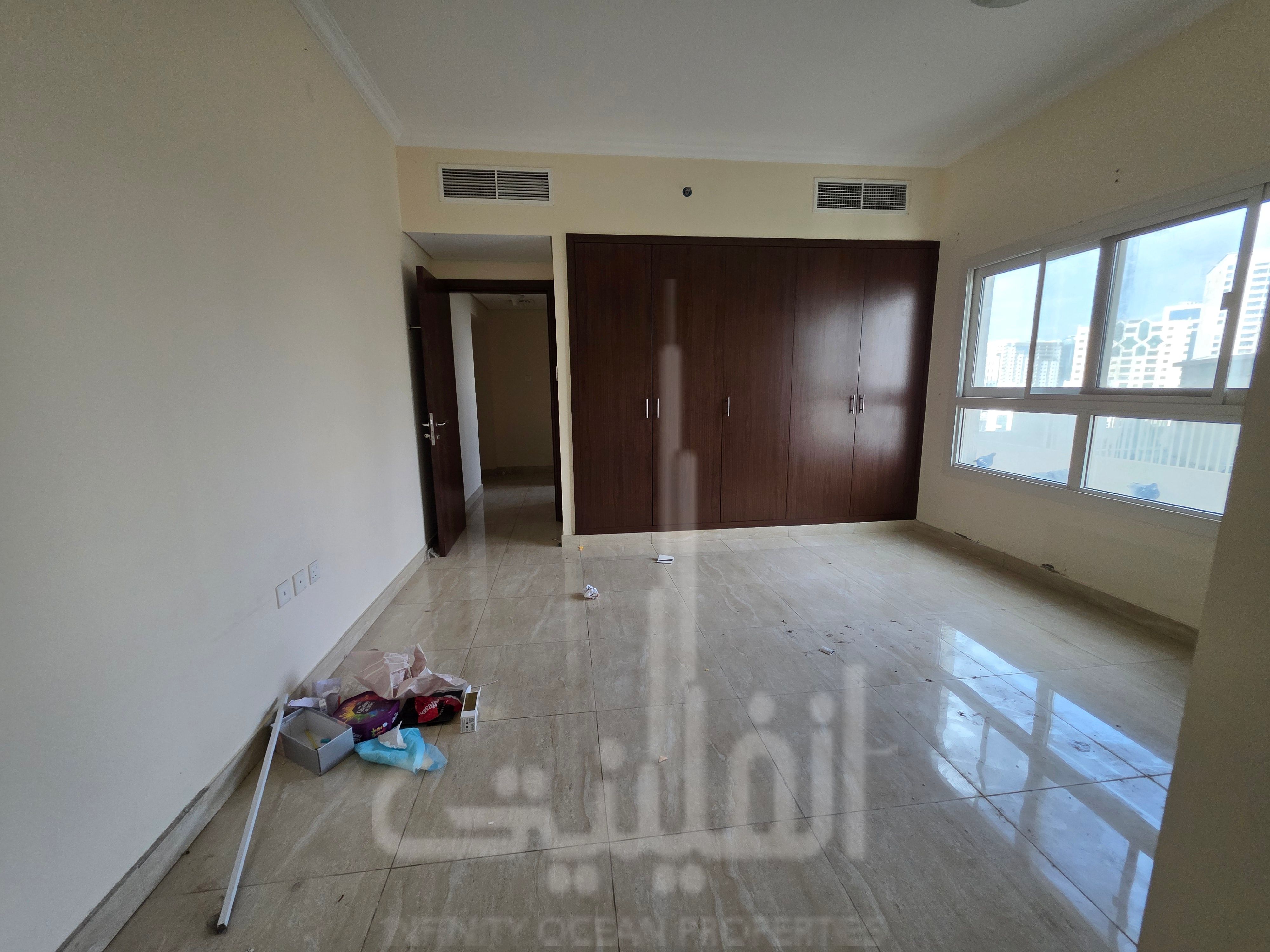 Last unit Brand new 3bhk with built in wardrobe//close hall and master room //very near to wahda street