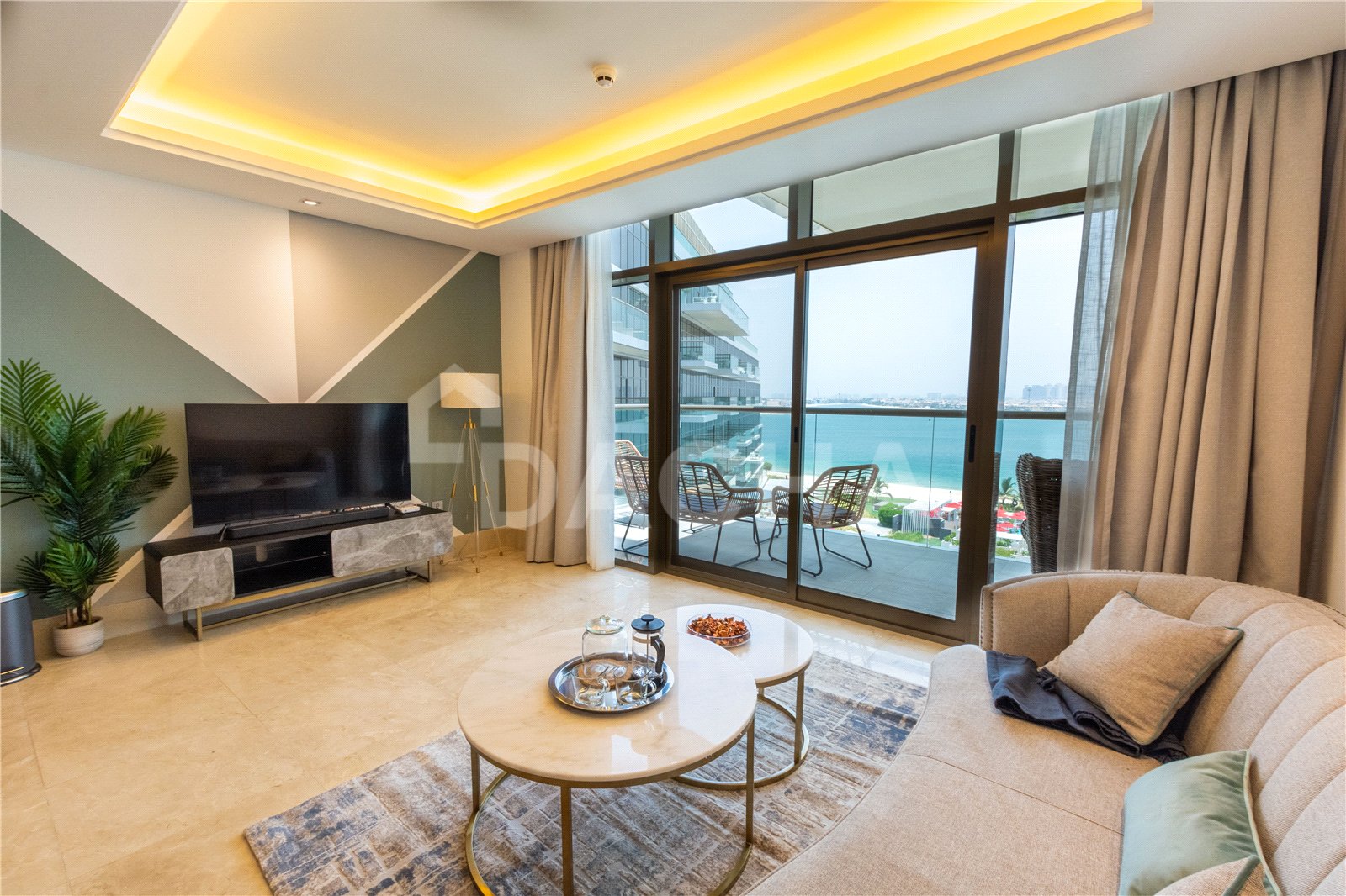Vacant | Fully Furnished | Marina and Sea View