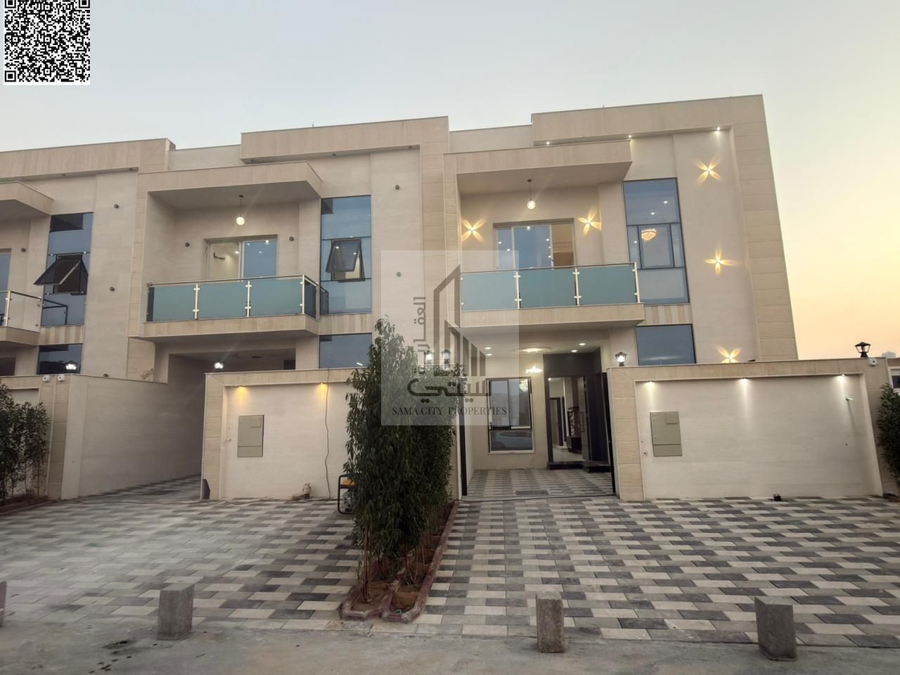 Villa for Sale in Al-Haliyo Area • 5 Master Bedrooms • Majlis with Bathroom • Living Room with Bathroom • Main Kitchen • Maid's Room • Large Set