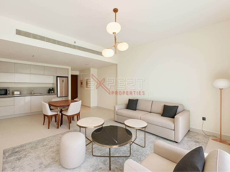 Fully Furnished 1BR | Stunning Sea Views | Sleek Modern Layout