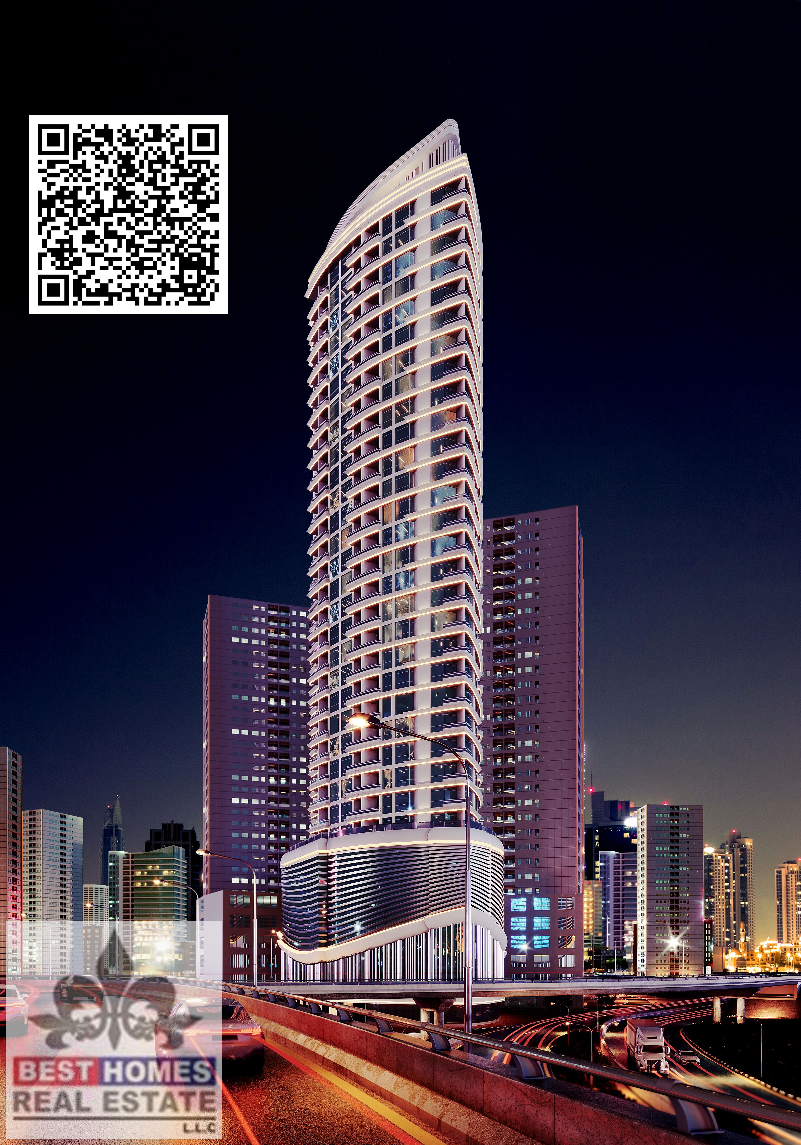 Spacious 2BHK in Barajeel Tower | 5% Down Payment