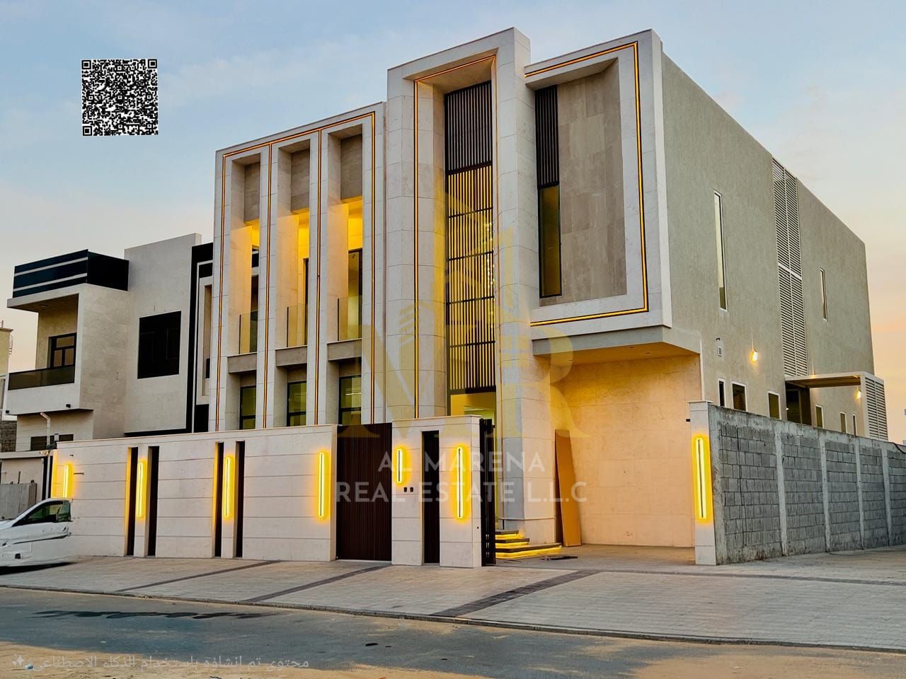 A unique opportunity at an attractive price: Villa for sale in Al Alia - one of Ajman's most prestigious areas - a luxurious villa with super deluxe f