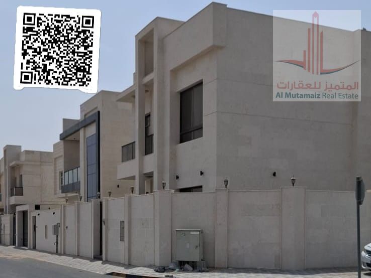 For sale directly from the owner – a luxurious villa in Al Zahia with a super deluxe finish, on a corner lot with two street frontages, in a prime loc
