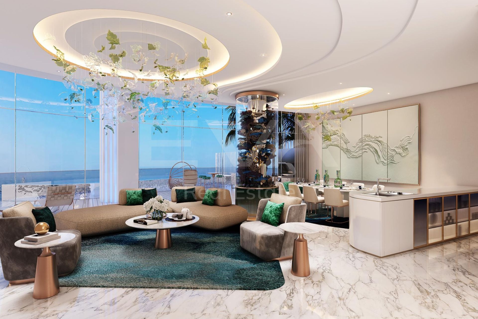 High Floor| Sea,Palm and Dubai Eye View | Below OP