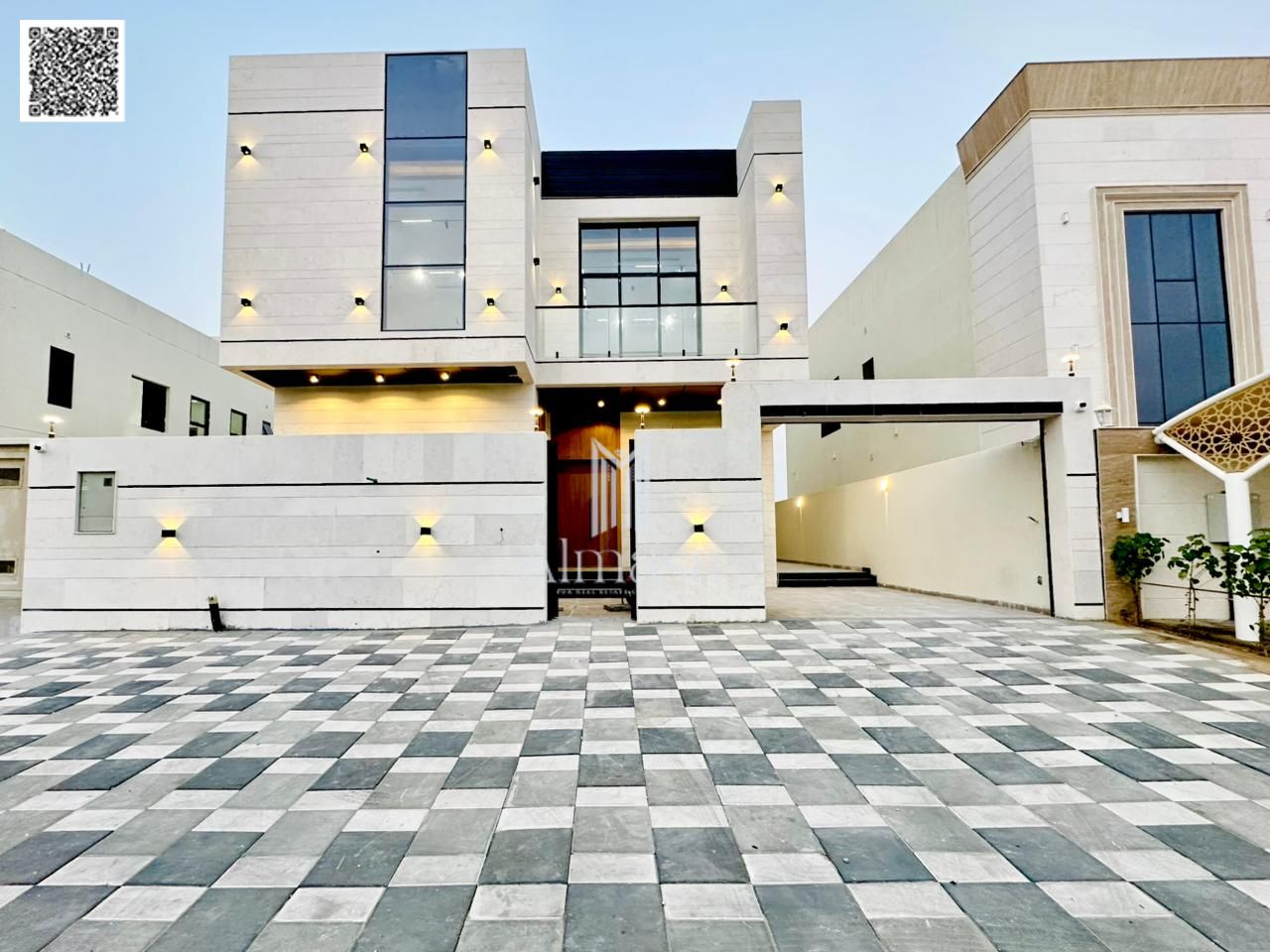 “Luxury Villa for Sale in Al Helio 2 – Featuring 5 Spacious Bedrooms, 7 Modern Bathrooms, Large Living Hall, Elegant Majlis, Fully Equipped Kitchen, P