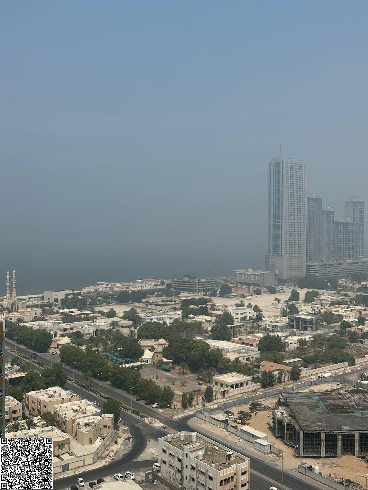One bedroom and living room for sale, installments available, open sea view, Ajman