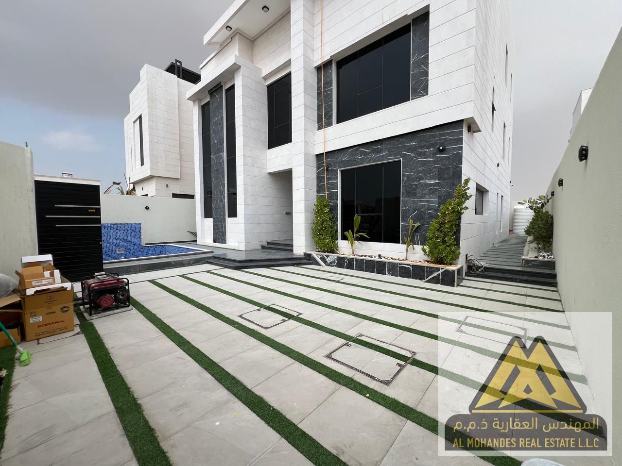 Luxury VIP Villa for Sale in Al Hailiyah, Ajman – 8 Master Bedrooms, Private Pool, Super Deluxe Finish, Including Registration & Ownership Fees
