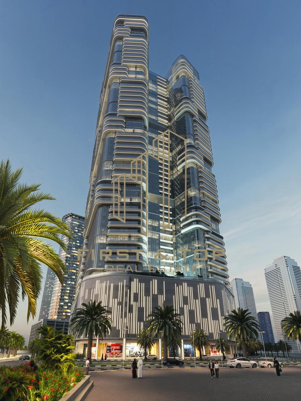 Joud Tower | Al Mamzar Partial View | Freehold