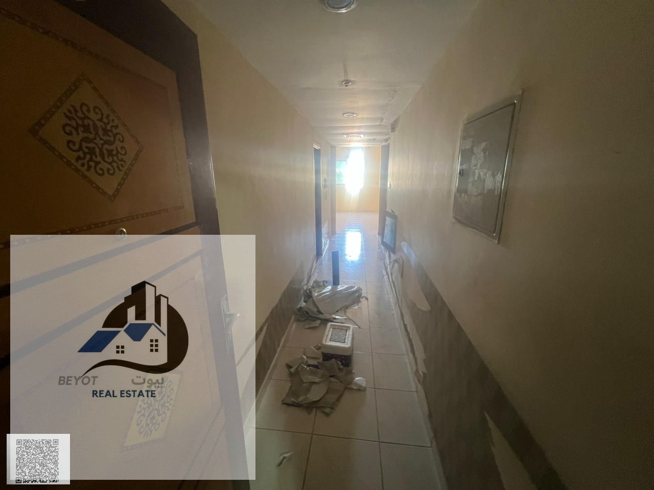 Studio apartment for rent in Ajman, Al Rashidiya 3 area.