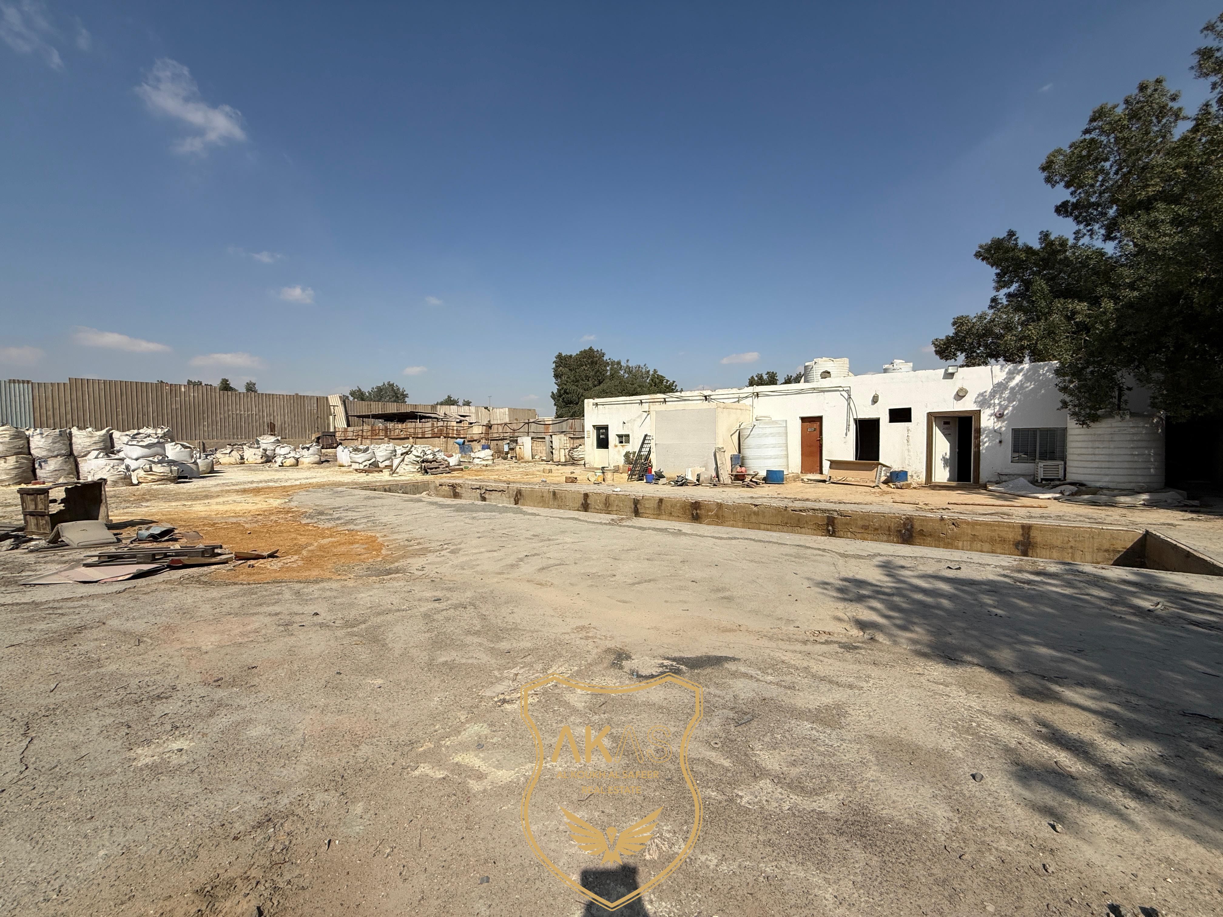 Open Yard Warehouse For Rent In Sajaa Area