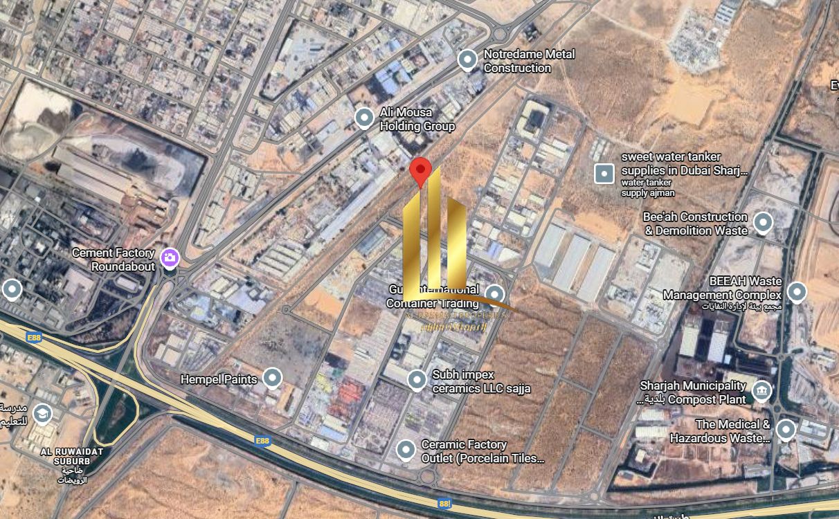 Industrial / Commerical Land for Sale Al Sajaa Industrial Area Sharjah Near Cemmet Factory And Al Daid Road