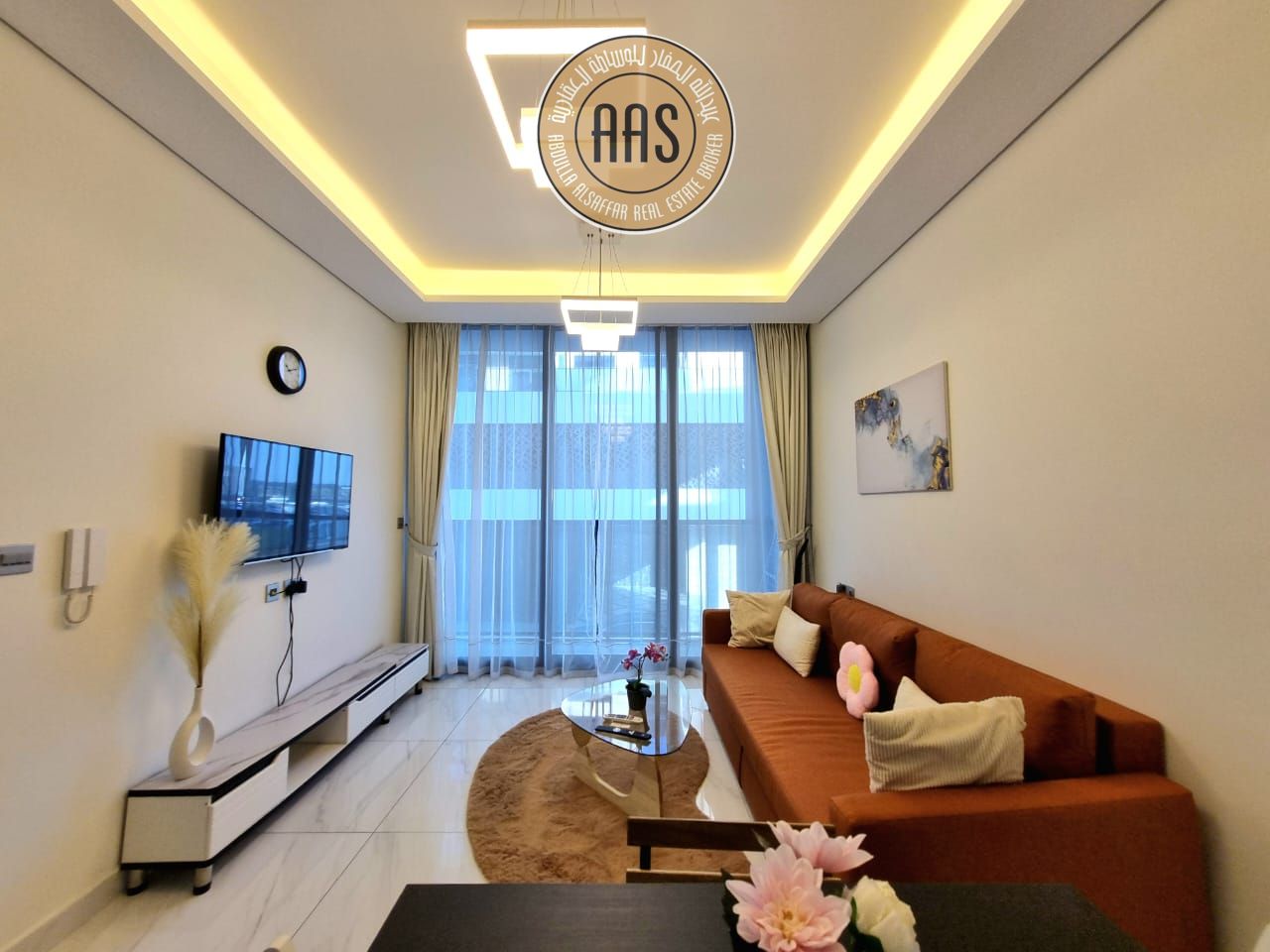 12 Cheques || Fully Furnished 1 Bedroom Hall || Balcony || In 85K Only