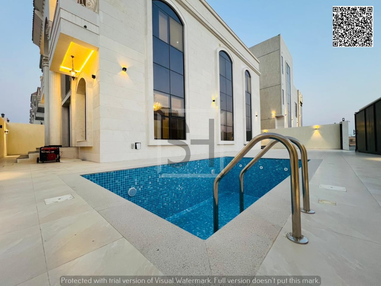 Villa for sale, including electricity, water, and air conditioning.