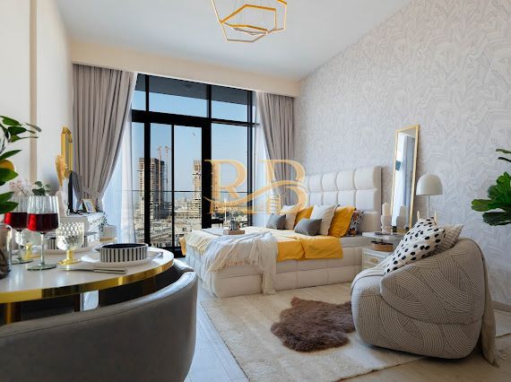 Premium Furnished Studio || Spacious Size || Higher Floor || Burj Khalifa View