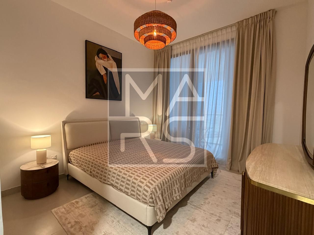 GORGEOUS BLUE INTERIOR - 1BHK FULLY FURNISHED WITH STUNNING SEA VIEW