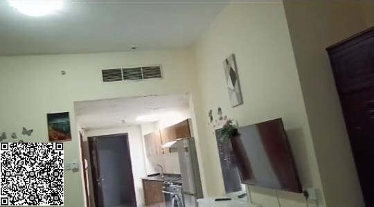 Studio apartment with balcony for sale, installments available, Orient Towers, high floor