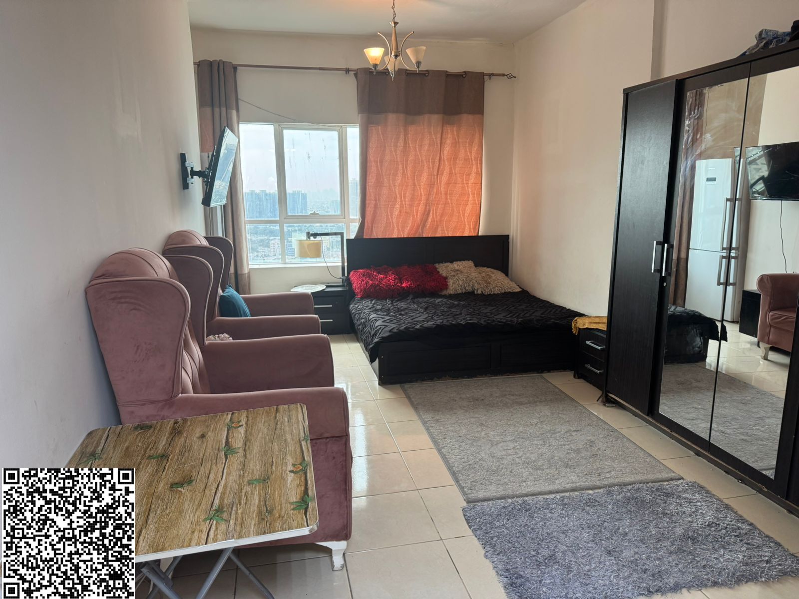 Studio apartment for sale in cash, Orient Towers, high floor