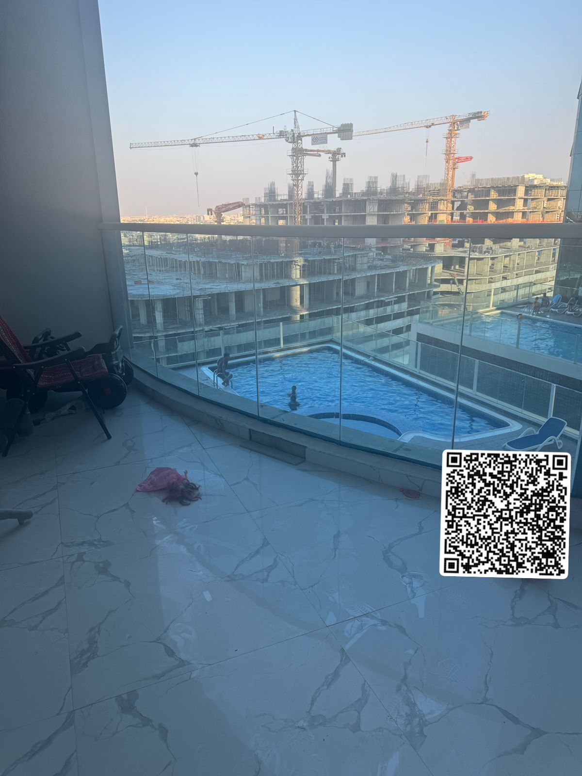 Two-room apartment and a living room for sale in Oasis Tower 1