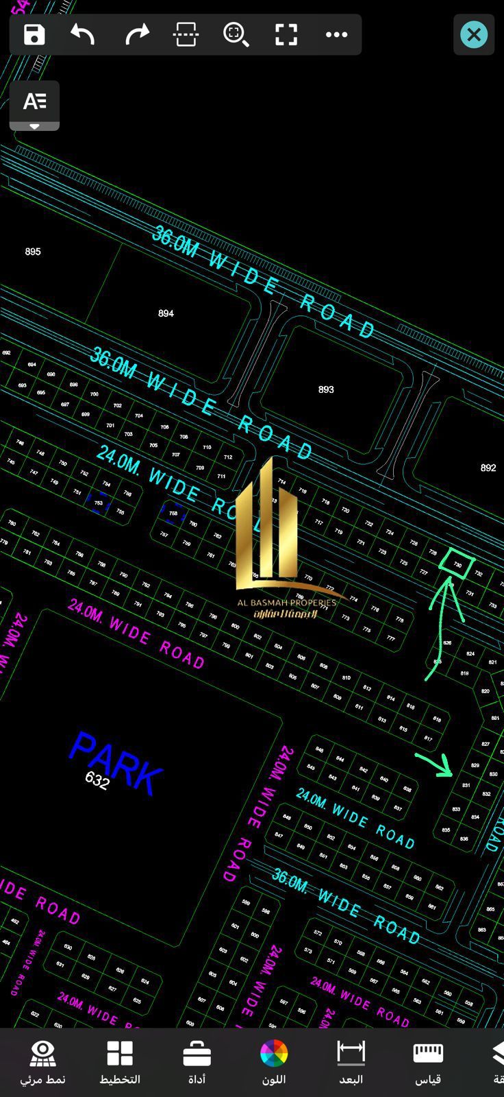 Residential/commercial land for sale in Al-Malha