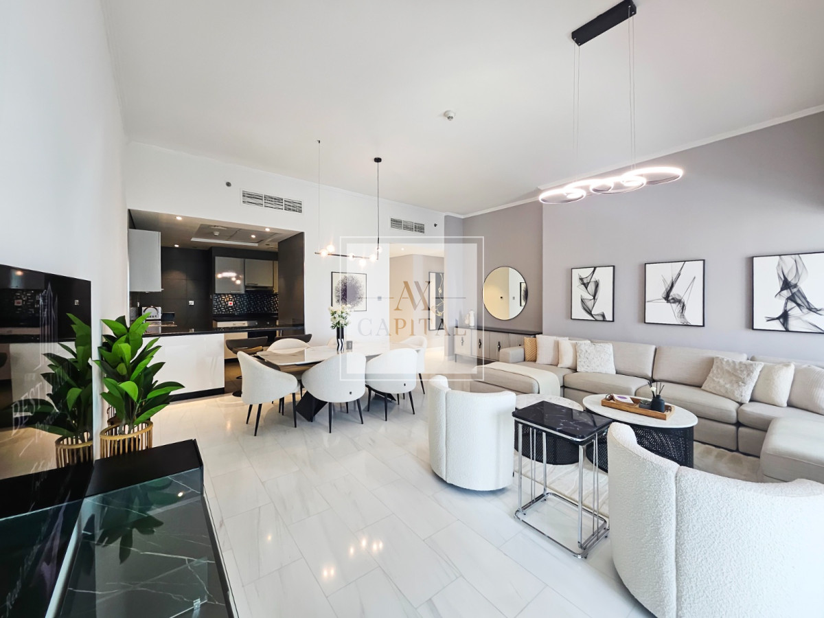 Elegant Furnishing | 2 Bed | Marina and Sea View