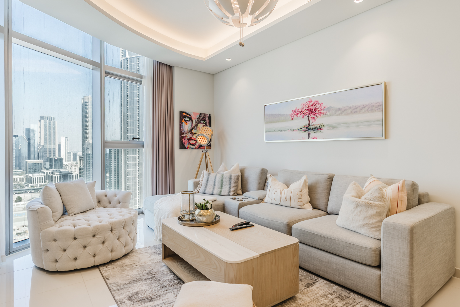 Luxury Ramadan Stay | 2BHK Paramount | Burj Khalifa View | Prime Location