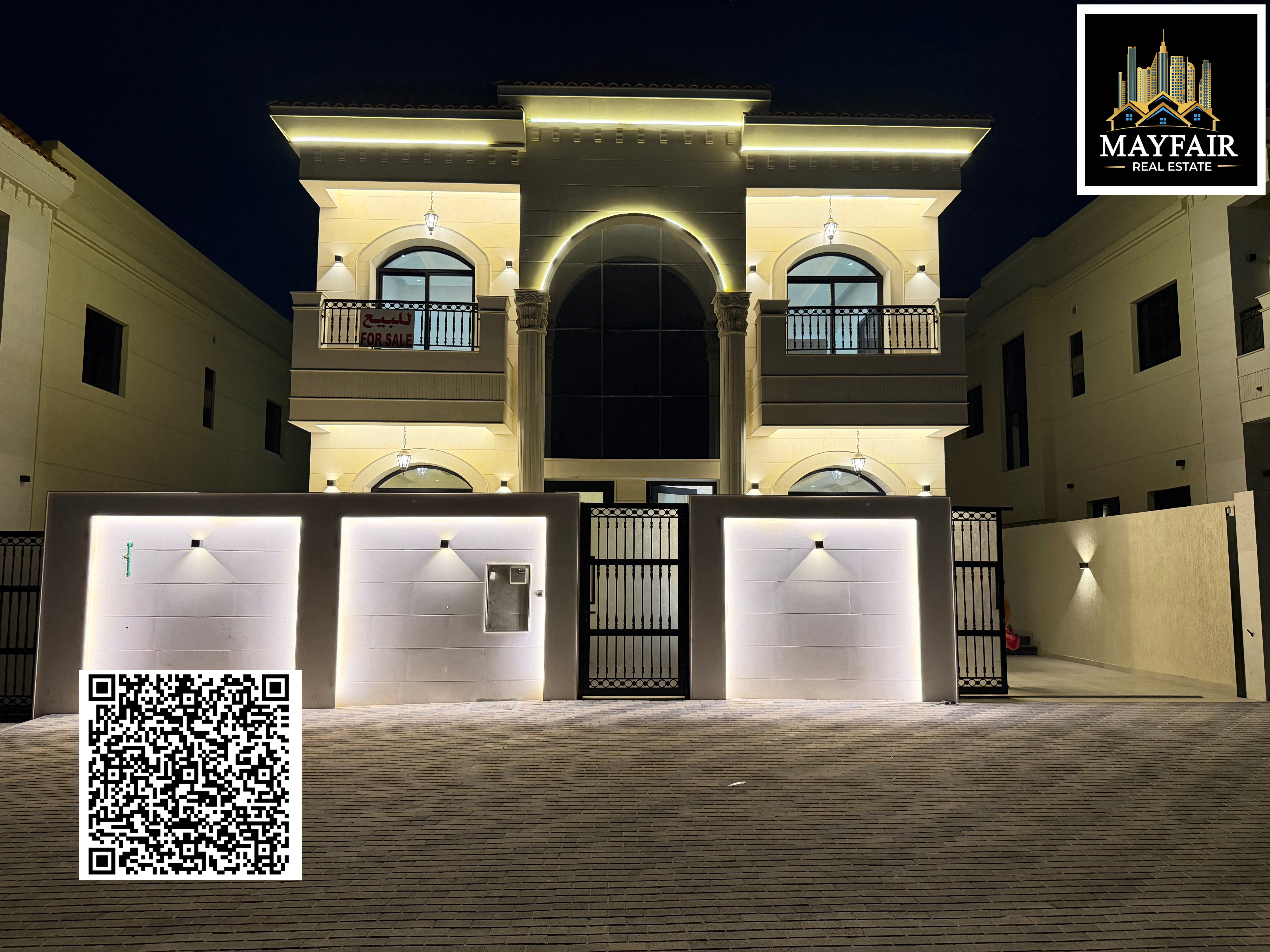 Luxury villa for sale include transfer fees with swimming pool– Ajman alhelio 2 A rare opportunity to own your dream villa.
