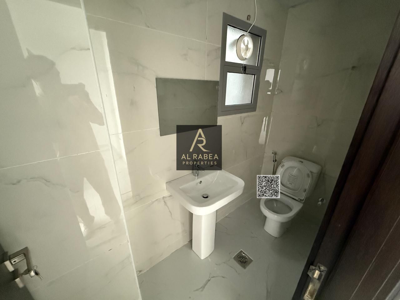 A new building has opened in Al Nakheel 1. It features a bedroom, living room, two bathrooms, and a balcony.