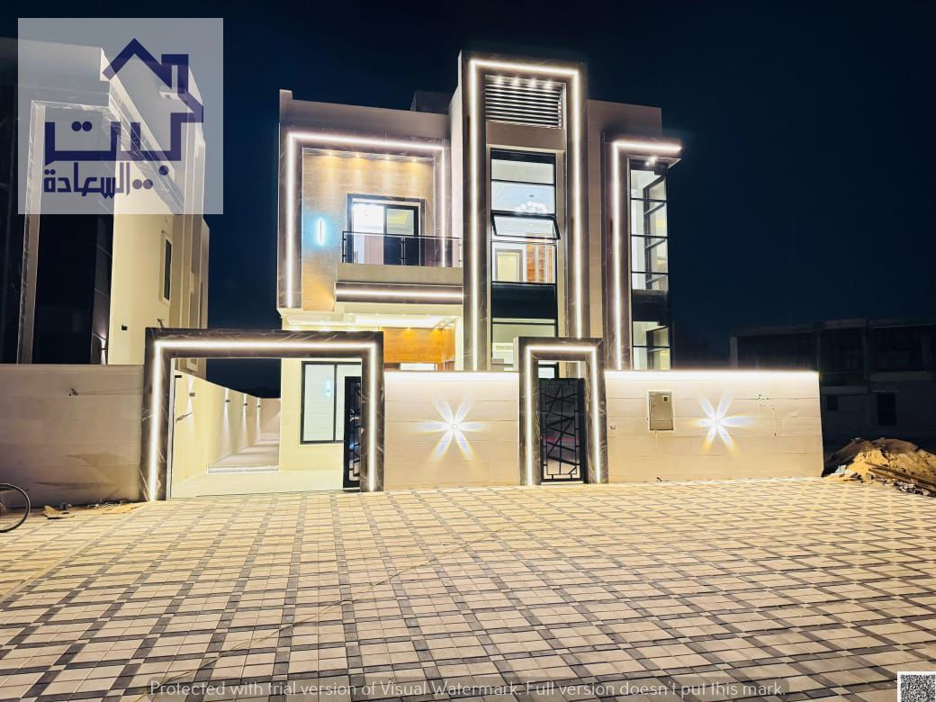 Includes registration and ownership fees, two floors and a roof, next to all services, very close to Sheikh Mohammed Bin Zayed Road, freehold ownershi