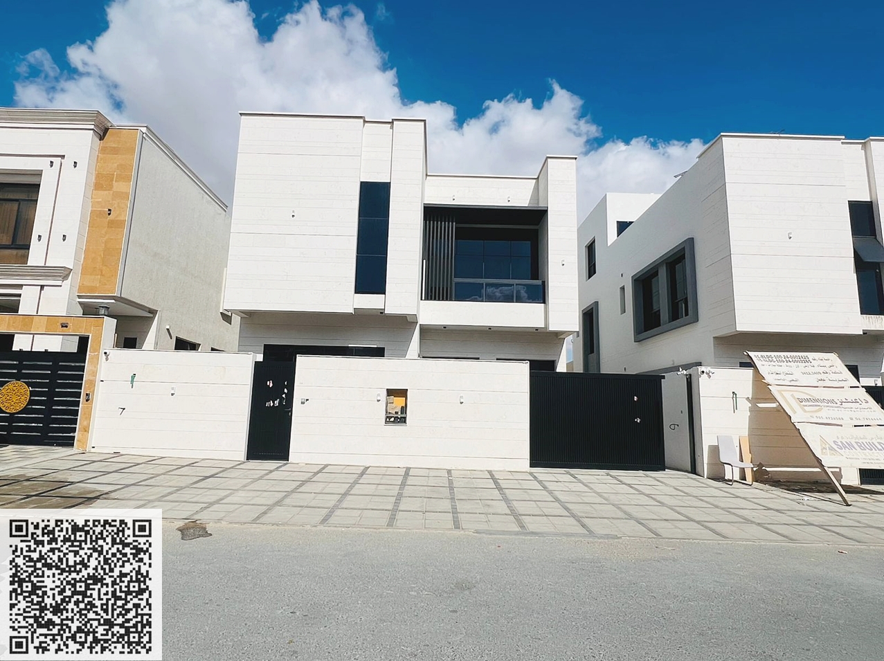 Modern villa for sale – Excellent location opposite the mosque – Freehold ownership Al Yasmin – Ajman