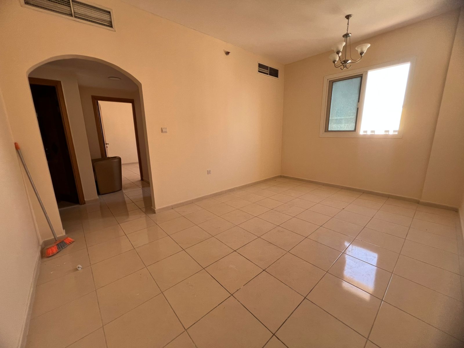 Non-encashable security cheque | Largest 1BR + hall | Near Saudi German Hospital | Flexible payment