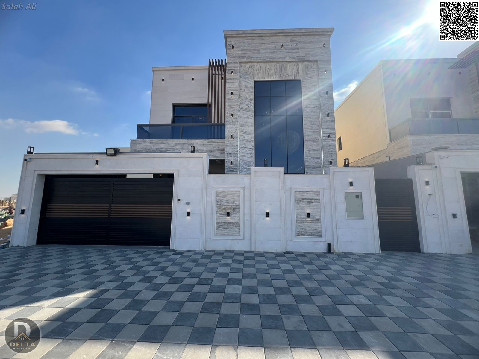 Your dream villa, including registration and ownership fees, in Al Helio 2 area. Modern design, excellent location near services and close to Sheikh M