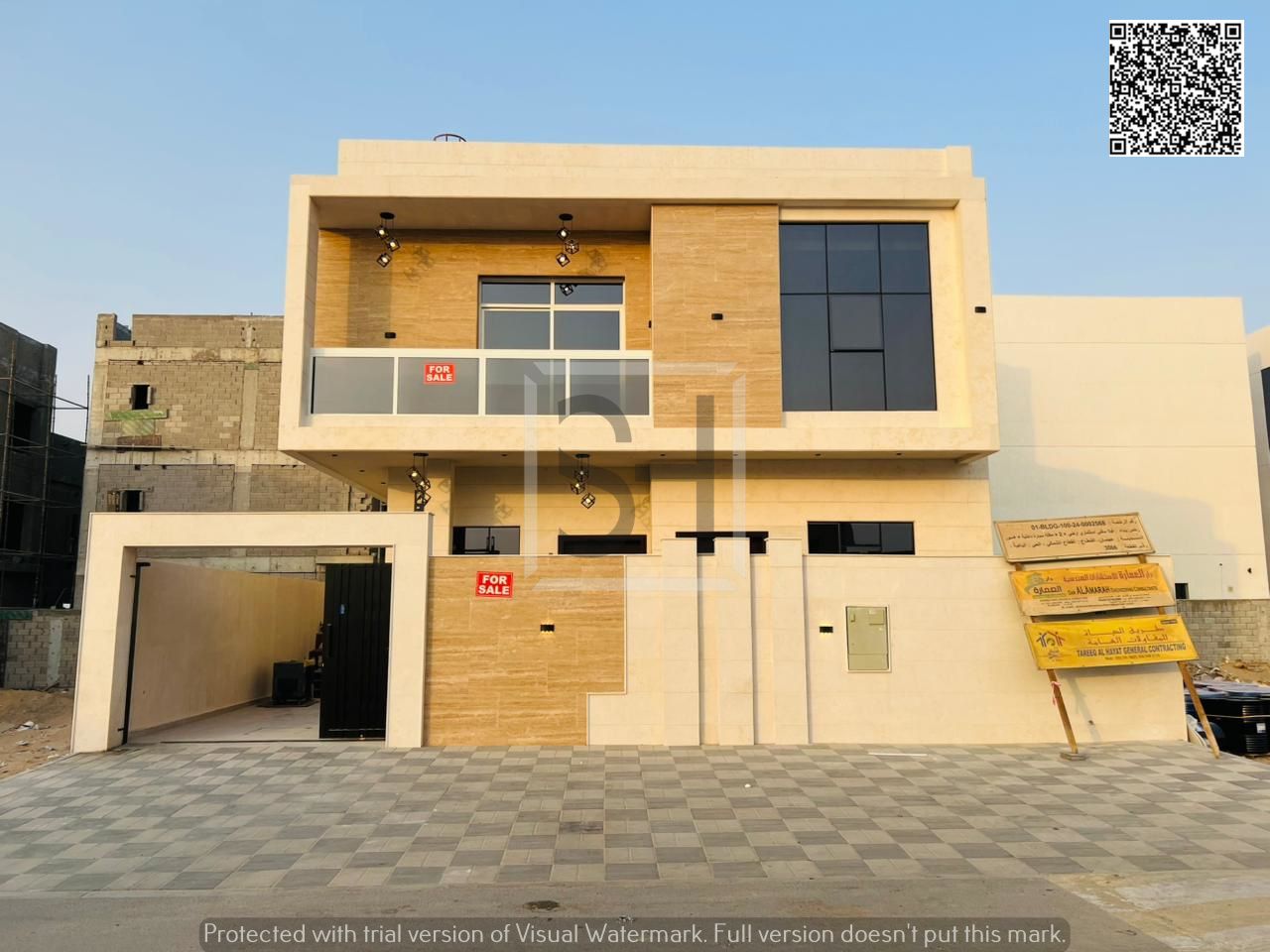 Villa for sale in a prime location opposite services and Sheikh Mohammed Bin Zayed Road.