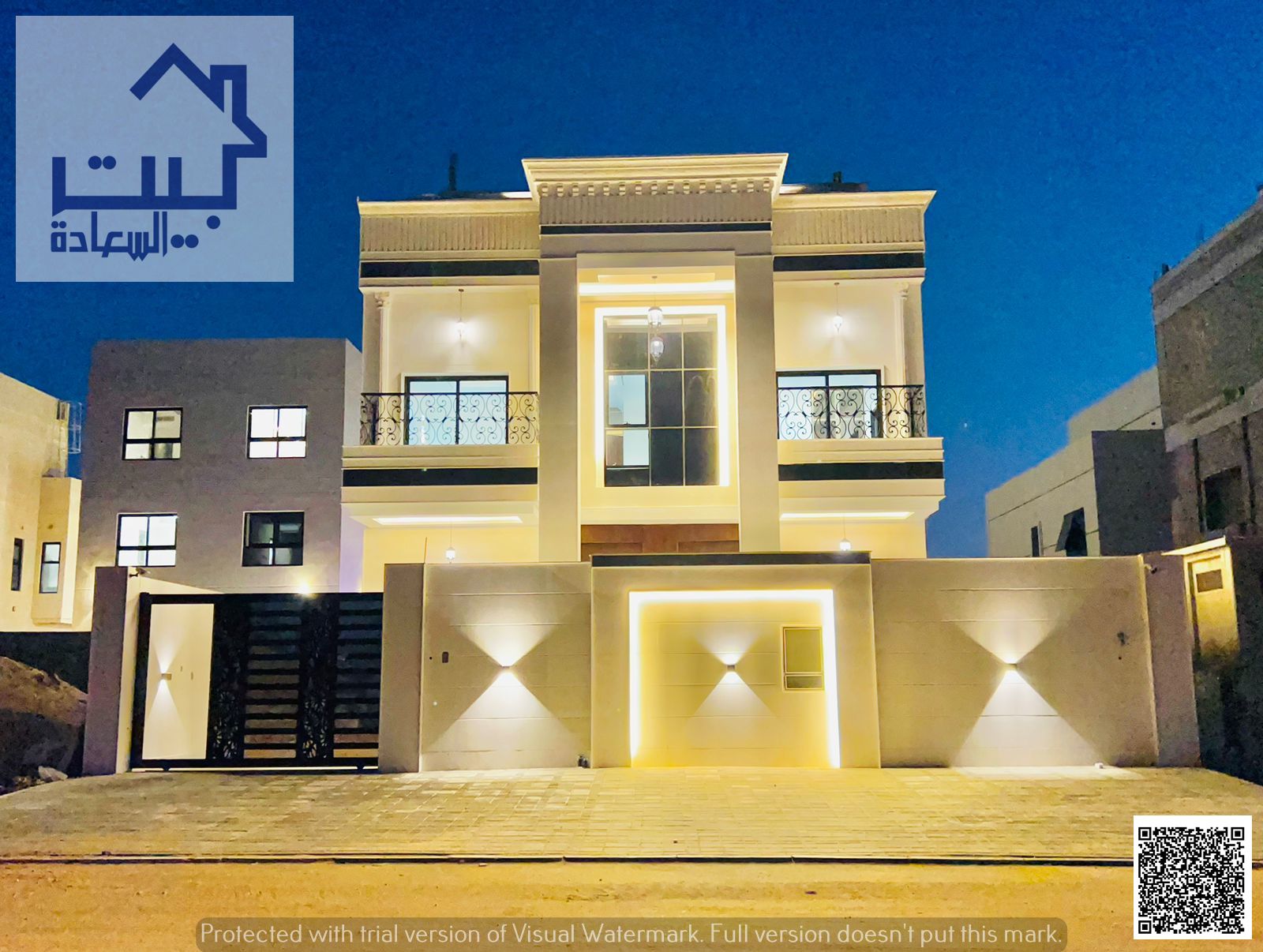 **Classic villa in Al Helio 2, Ajman, including water, electricity, and registration fees, prime location near all services, lifetime freehold ownersh