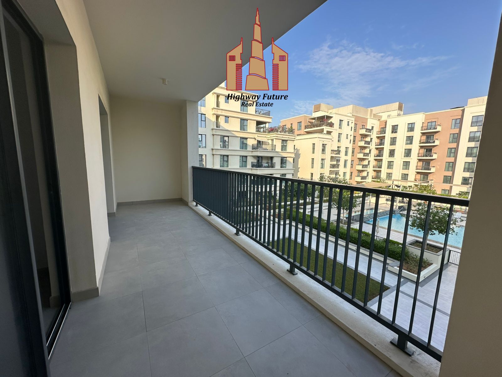 Pool view | Big terrace | Lavish 1-BR Apartment | All facilities