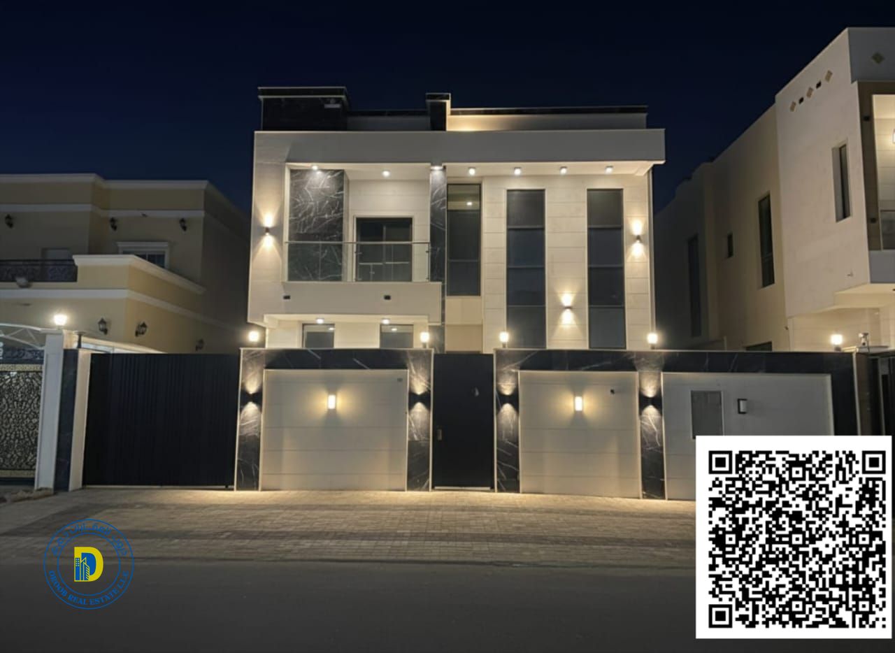 Luxury villa for sale in Al Zahia area, 5 bedrooms, living room and majlis, at a special price