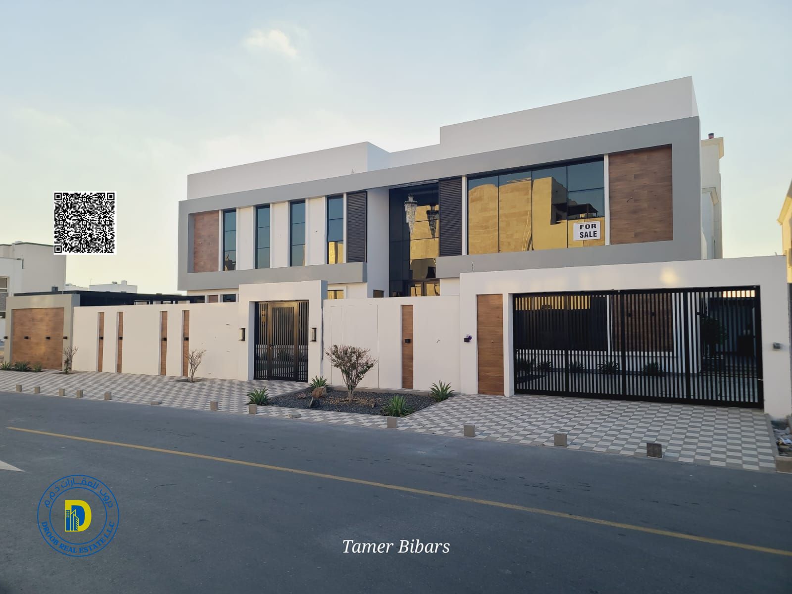 Modern 5-bedroom villa in Al Zahiyah, Ajman, fully air-conditioned, freehold , super deluxe custom finishing