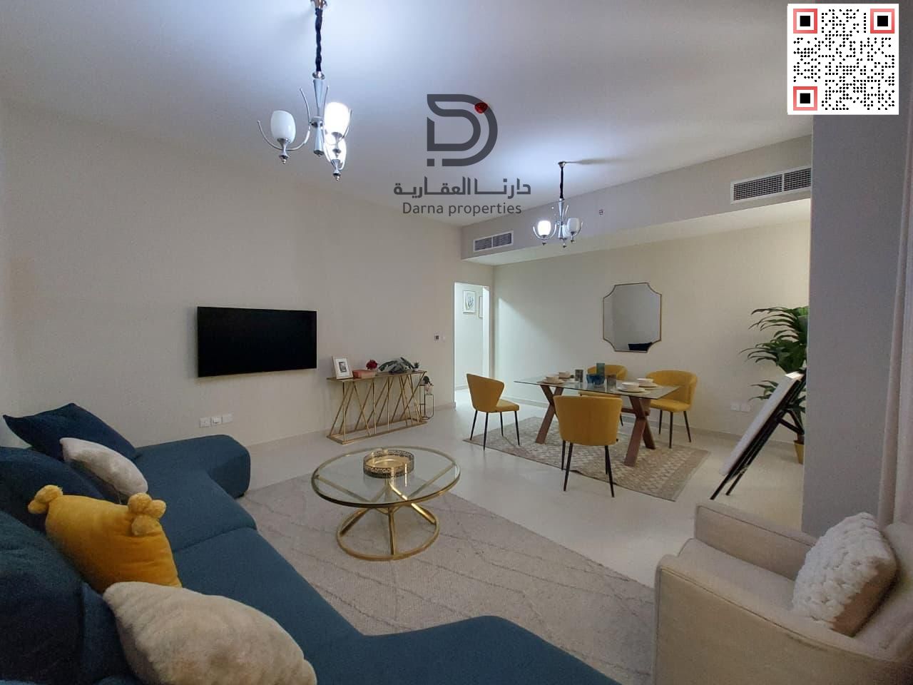 2 bhk / 1% monthly / Freehold / Monthly installment 7337 AED