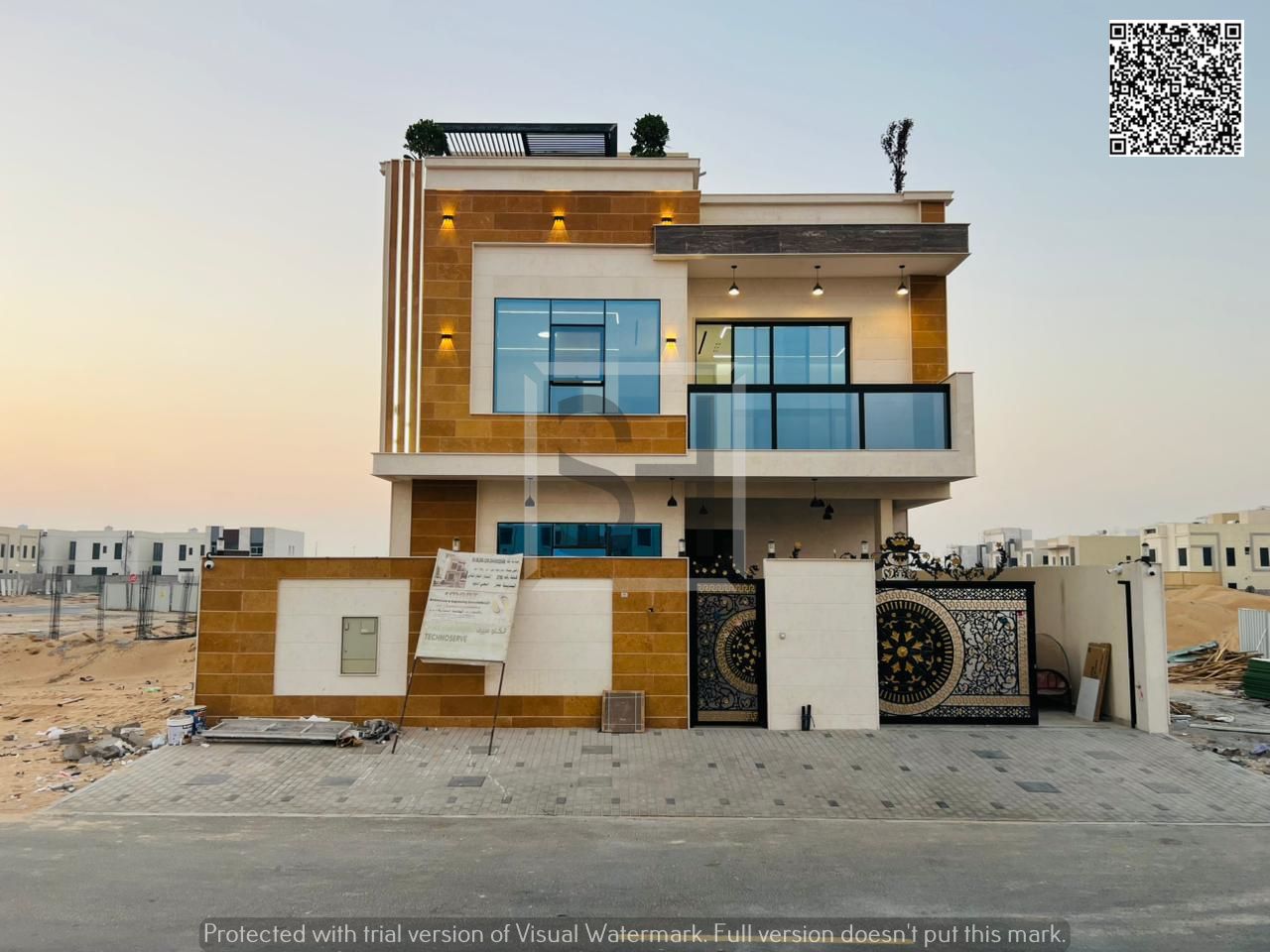 Villa for sale in a prime location opposite services and Sheikh Mohammed Bin Zayed Road.