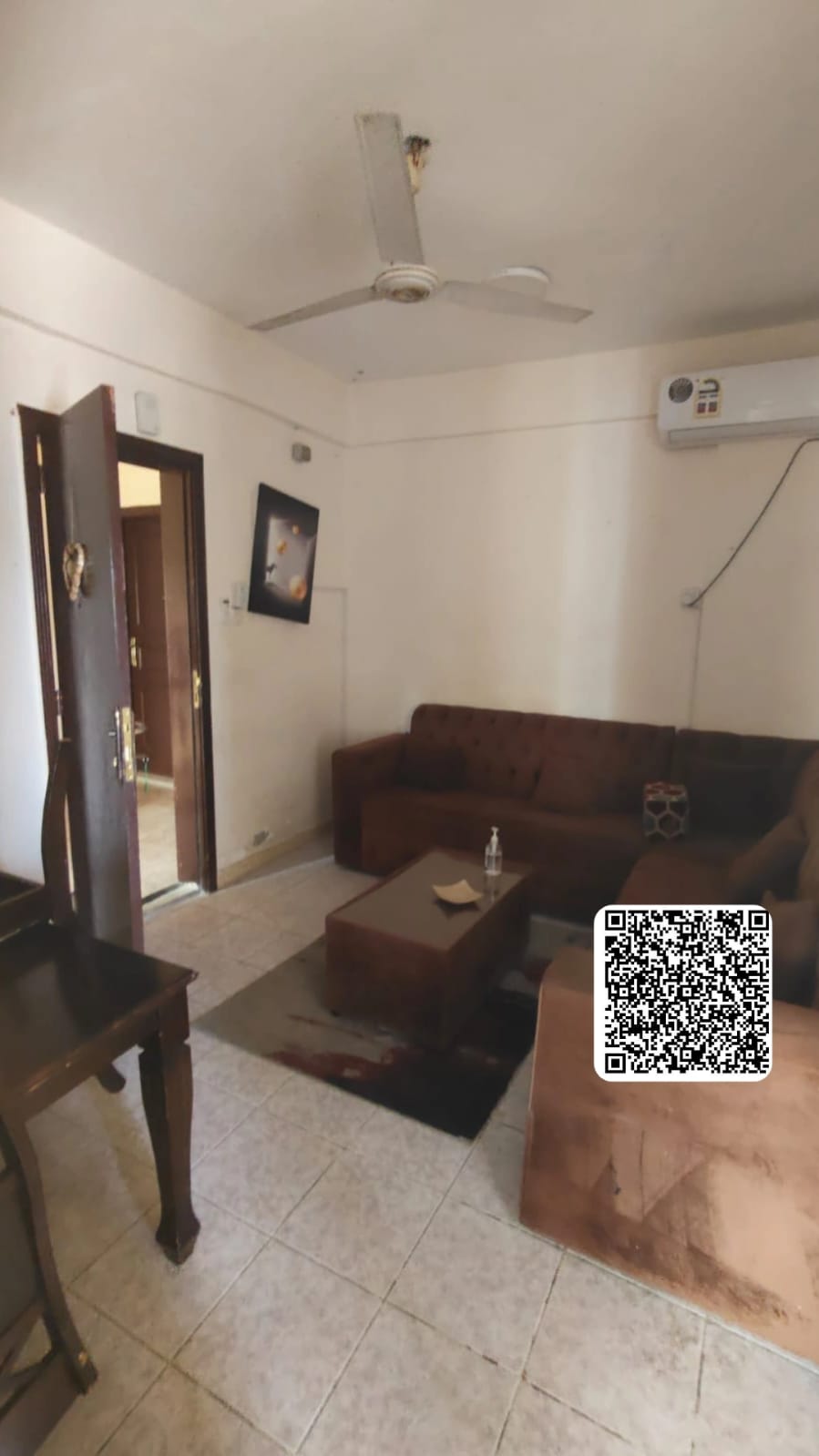 For annual rent in Ajman Two bedrooms and a living room with a balcony In Al Rawda 1, near the Dubai and Sharjah exit