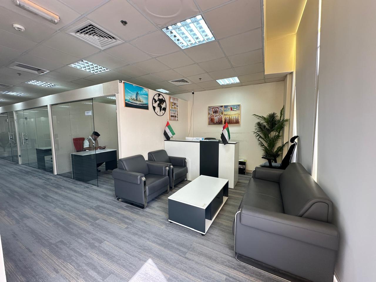 Fully Furnished Physical Offices Starting From AED 13.5/ || With Ejari || WIFI & DEWA Free. . . . .