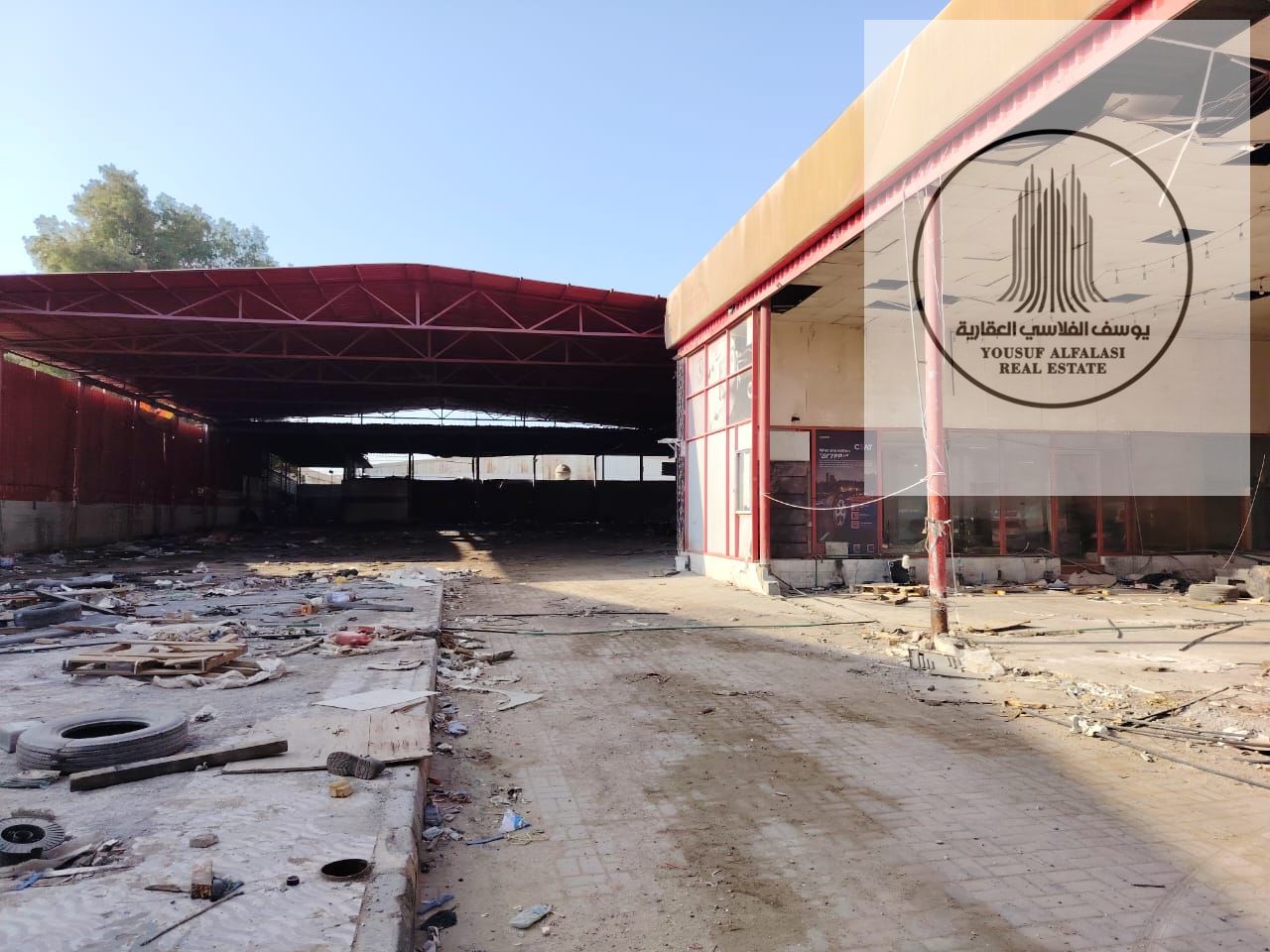 Integrated Warehouse with Yard and Showroom for Rent Main Road Ajman Industrial 2