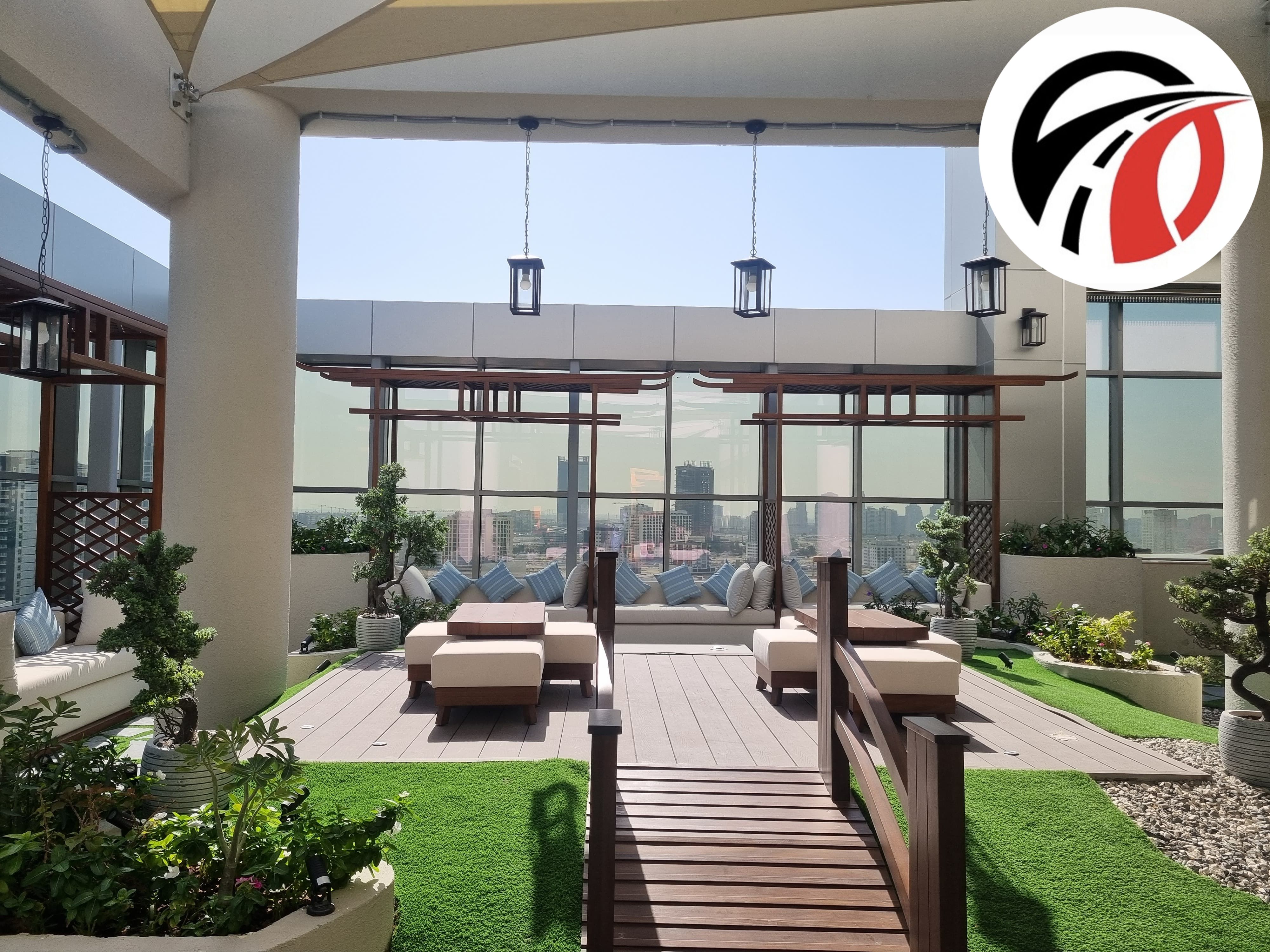 Brand new fully furnished 1bhk+ study/maid/ luxury amenities/ center of arjan/ BBQ Area / kid play area/