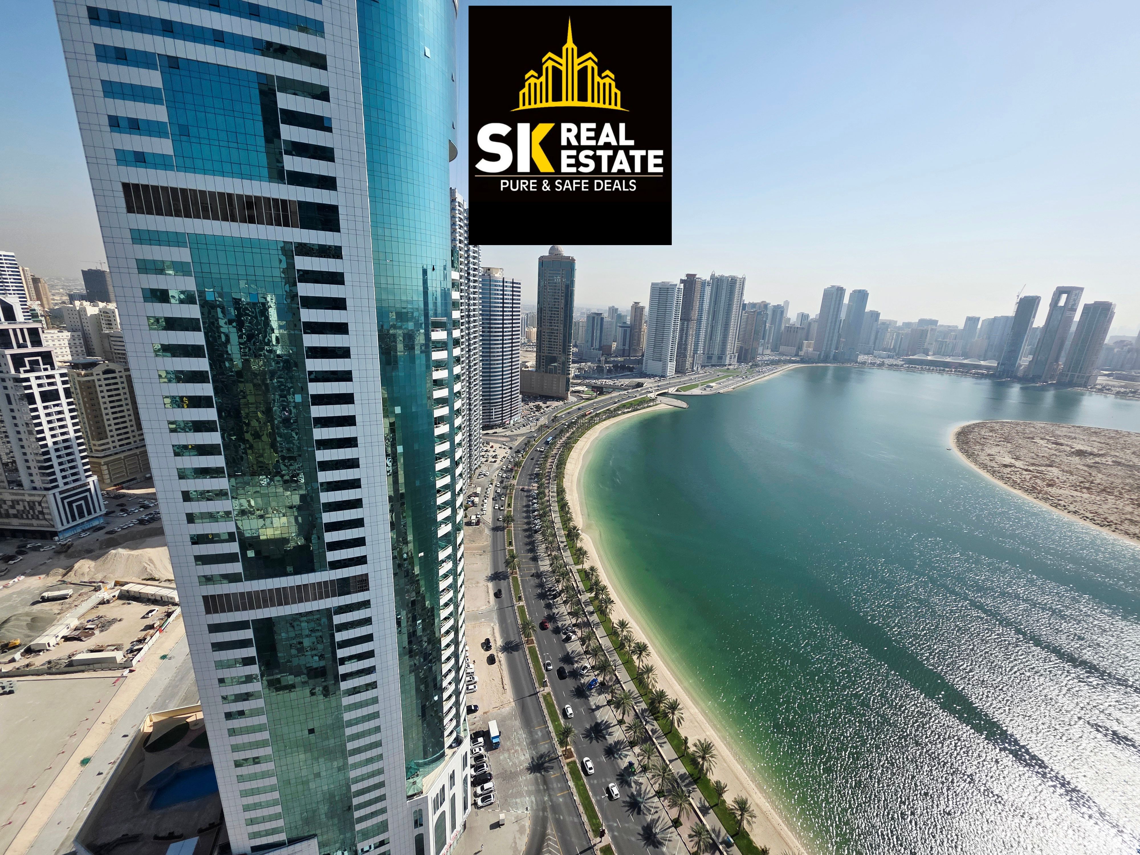 AED 70000/ 2BHK APARTMENT WITH SEA VIEW / CHILLER FREE / PARKING FREE