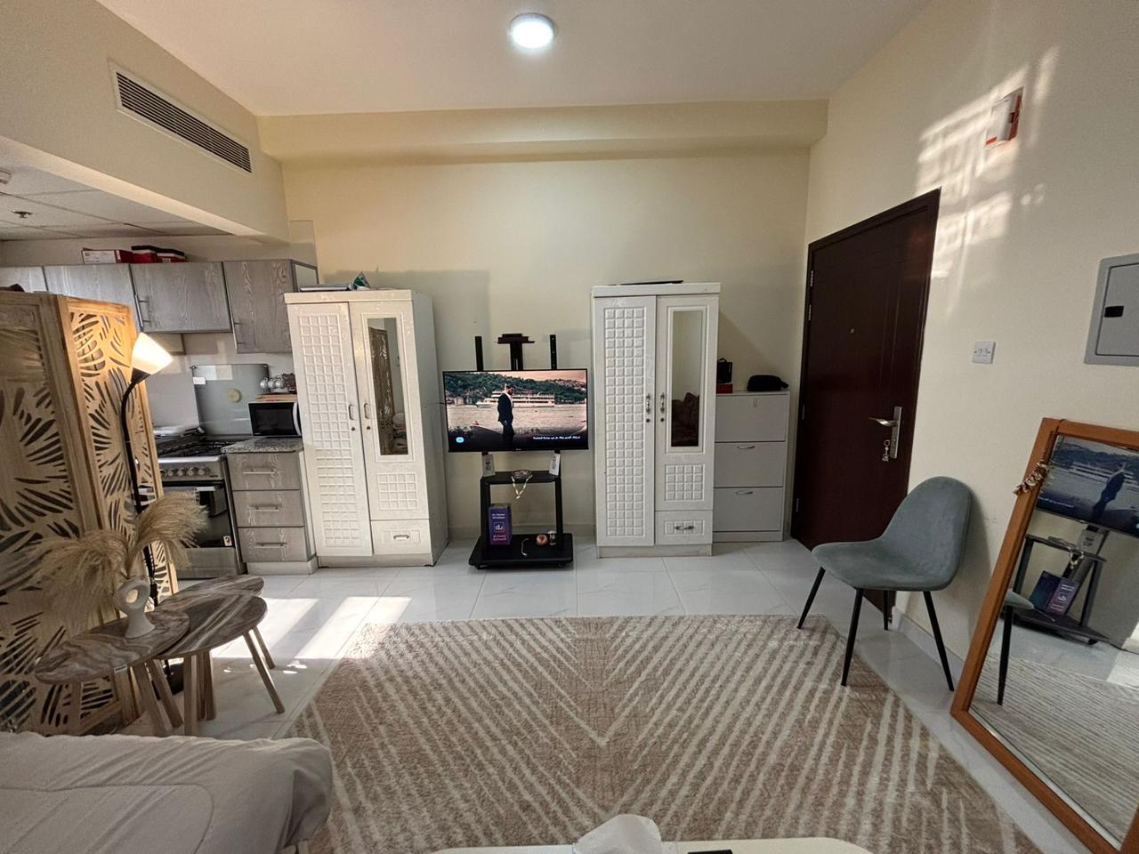 Furnished studio apartment in a prime location on College Street, Ajman