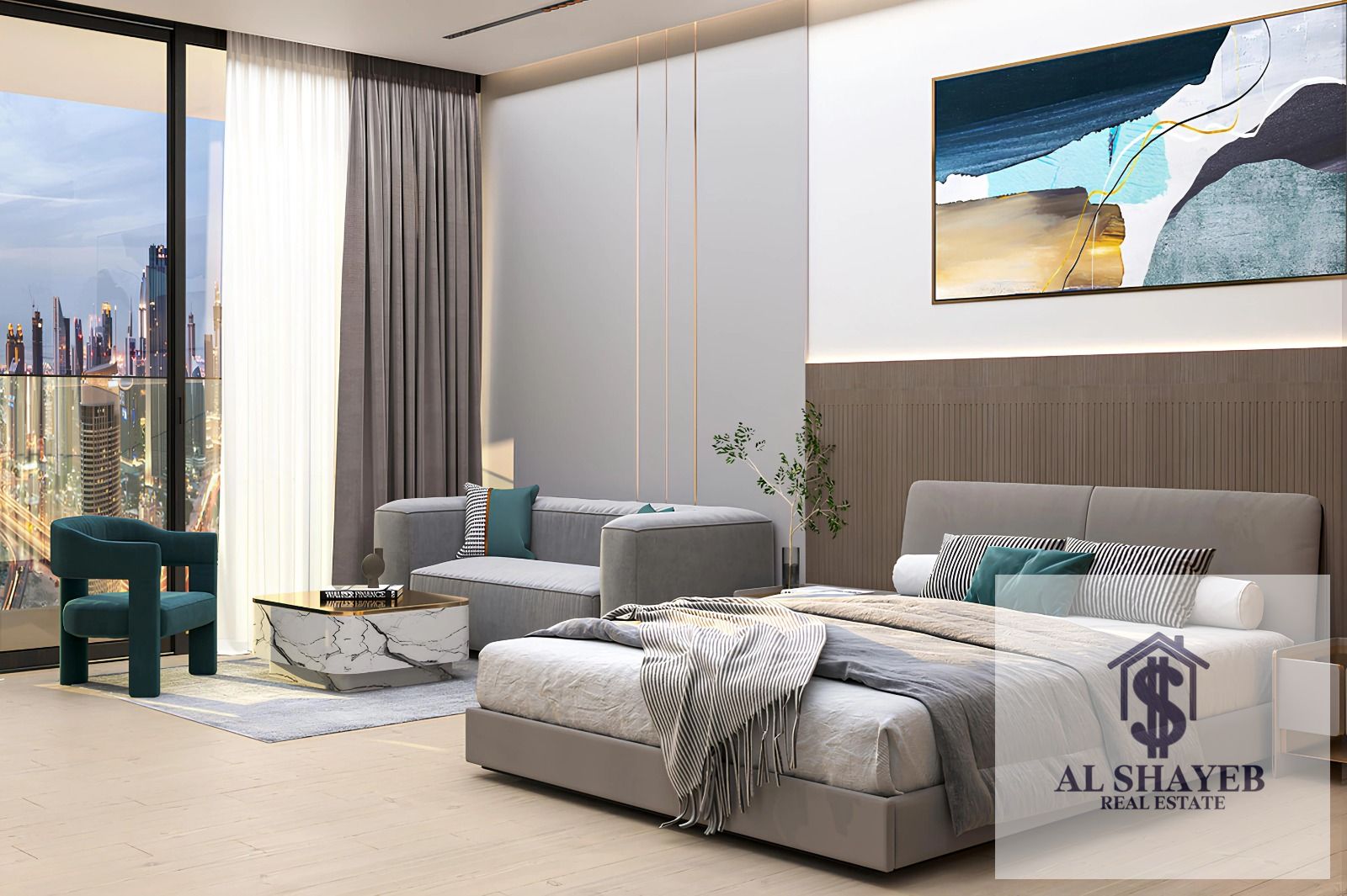High-Floor 1 Bedroom Apartment for Sale | Binghatti Apex