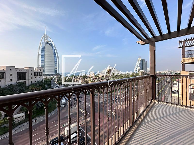 Most Stunning 3br | Burj Al Arab View | Furnished