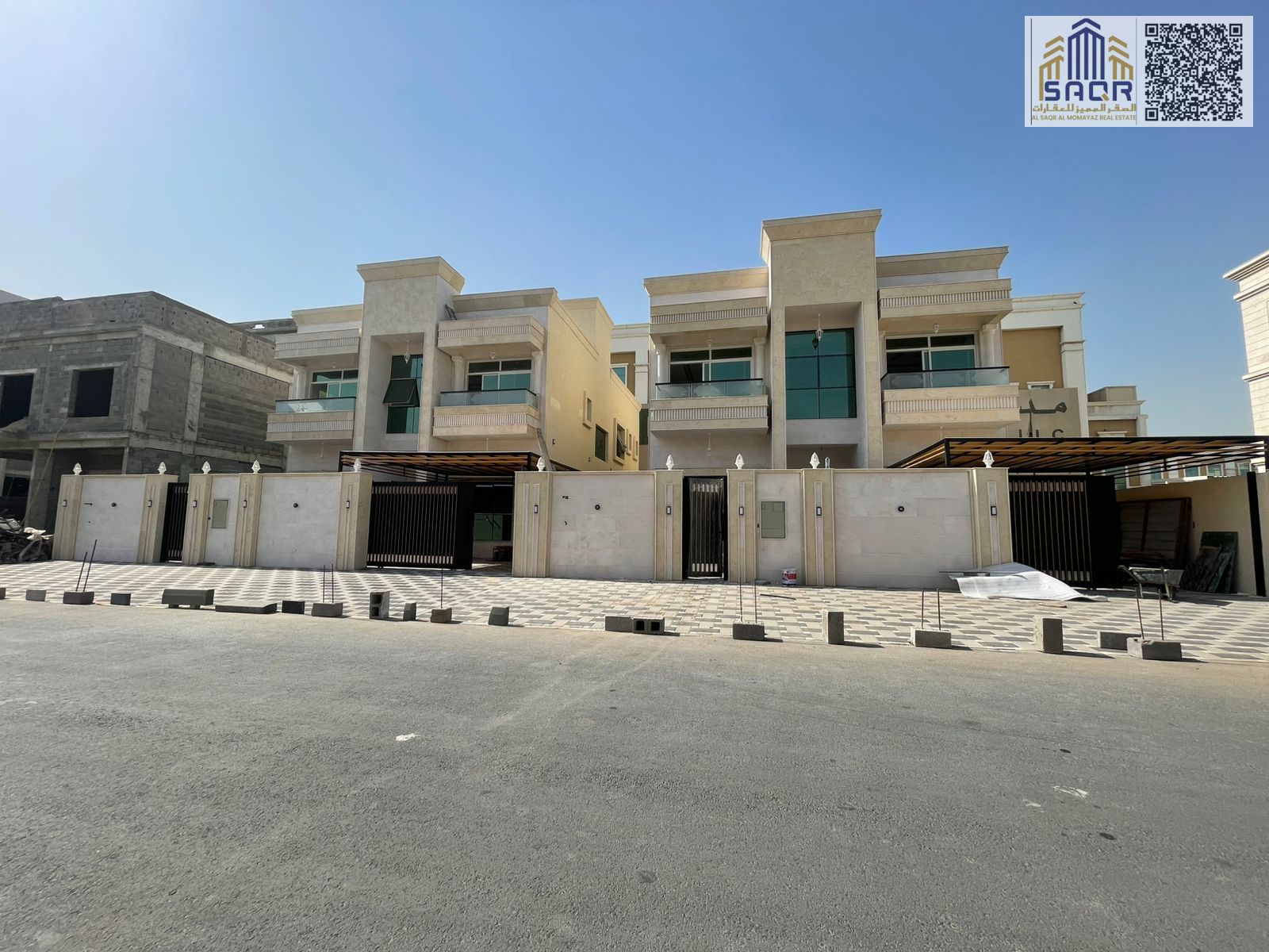 Villa for sale in Al Tallah area, behind the Saudi German Hospital. Personalized finishing and distinctive modern design.