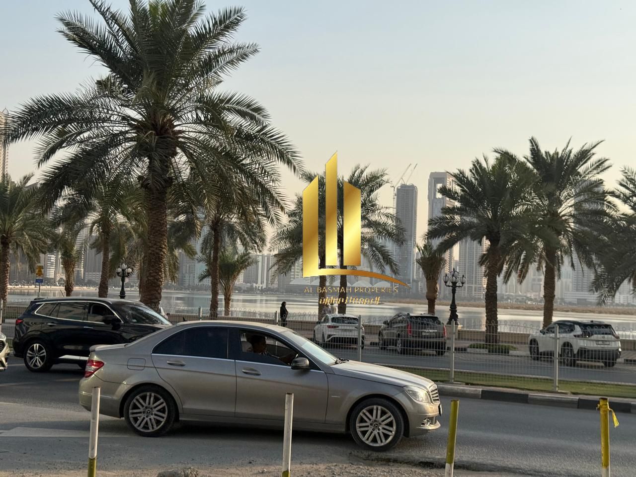 Commercial land for sale in Sharjah, Al Khan, directly on the Corniche. Ownership available to UAE nationals and GCC citizens.